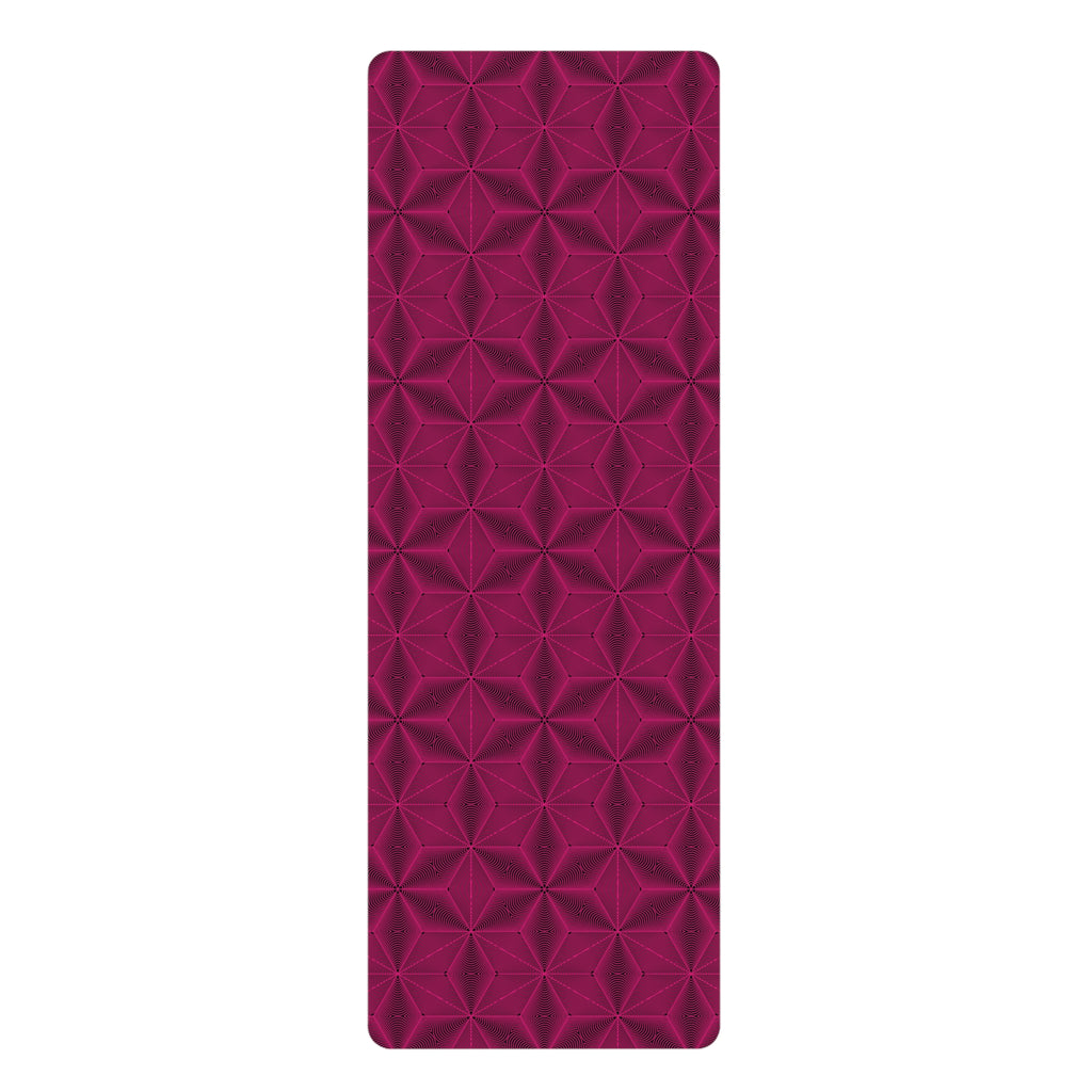 Asanoha Sacred Geometry Graphi Eco Rubber Yoga Mat