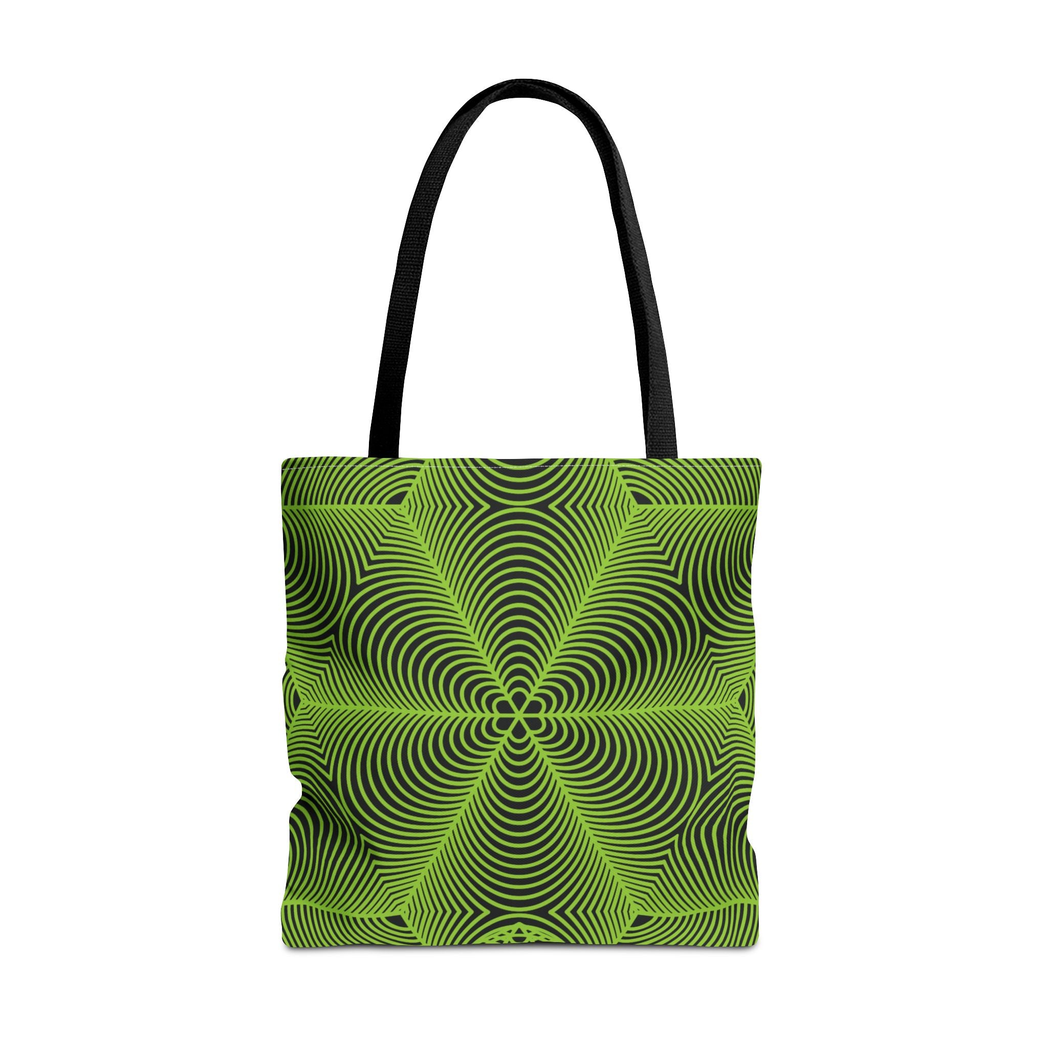 Asanoha Graphic Tote Bag /  Green