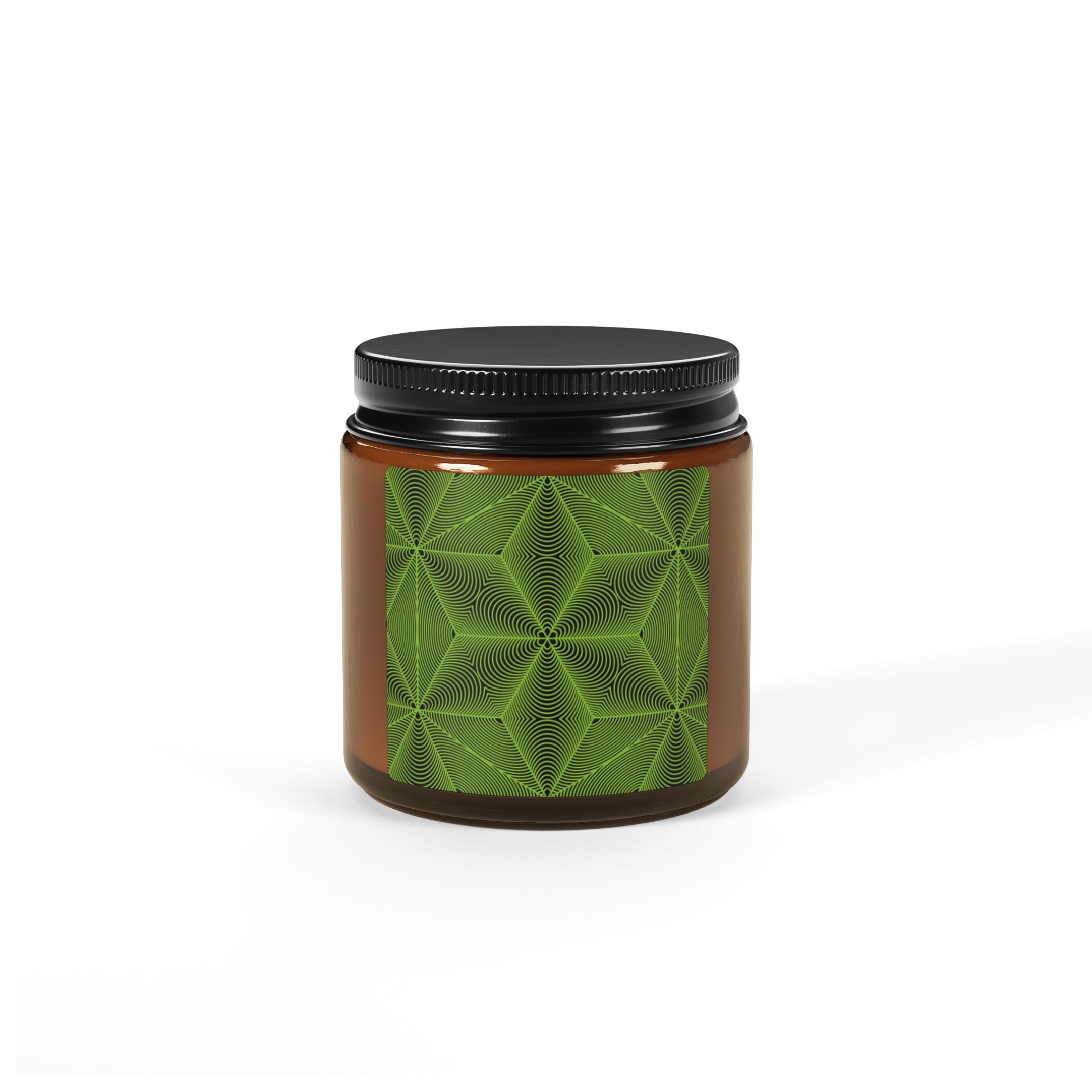 Asanoha Sacred Geometry Graphi — Soy Candle  (Scented, Multi-Size)