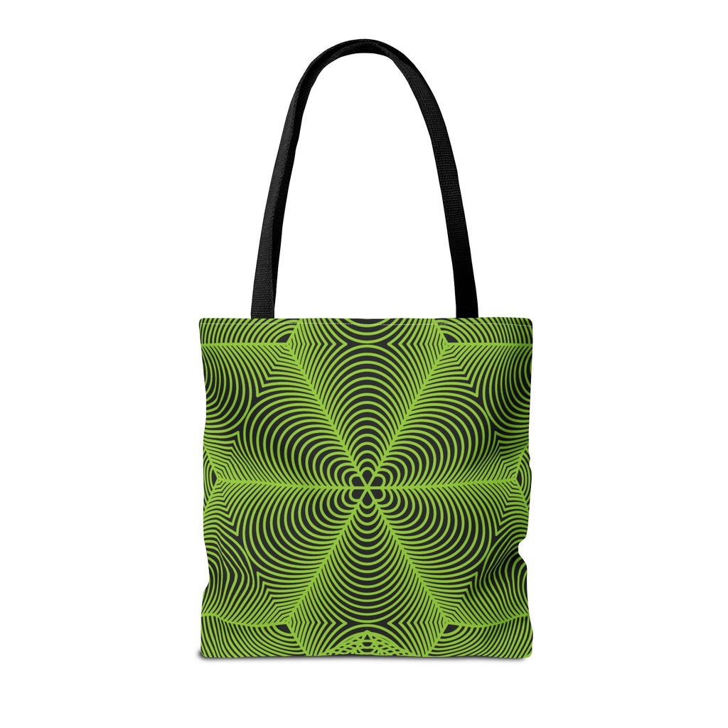 Asanoha Graphic Tote Bag /  Green