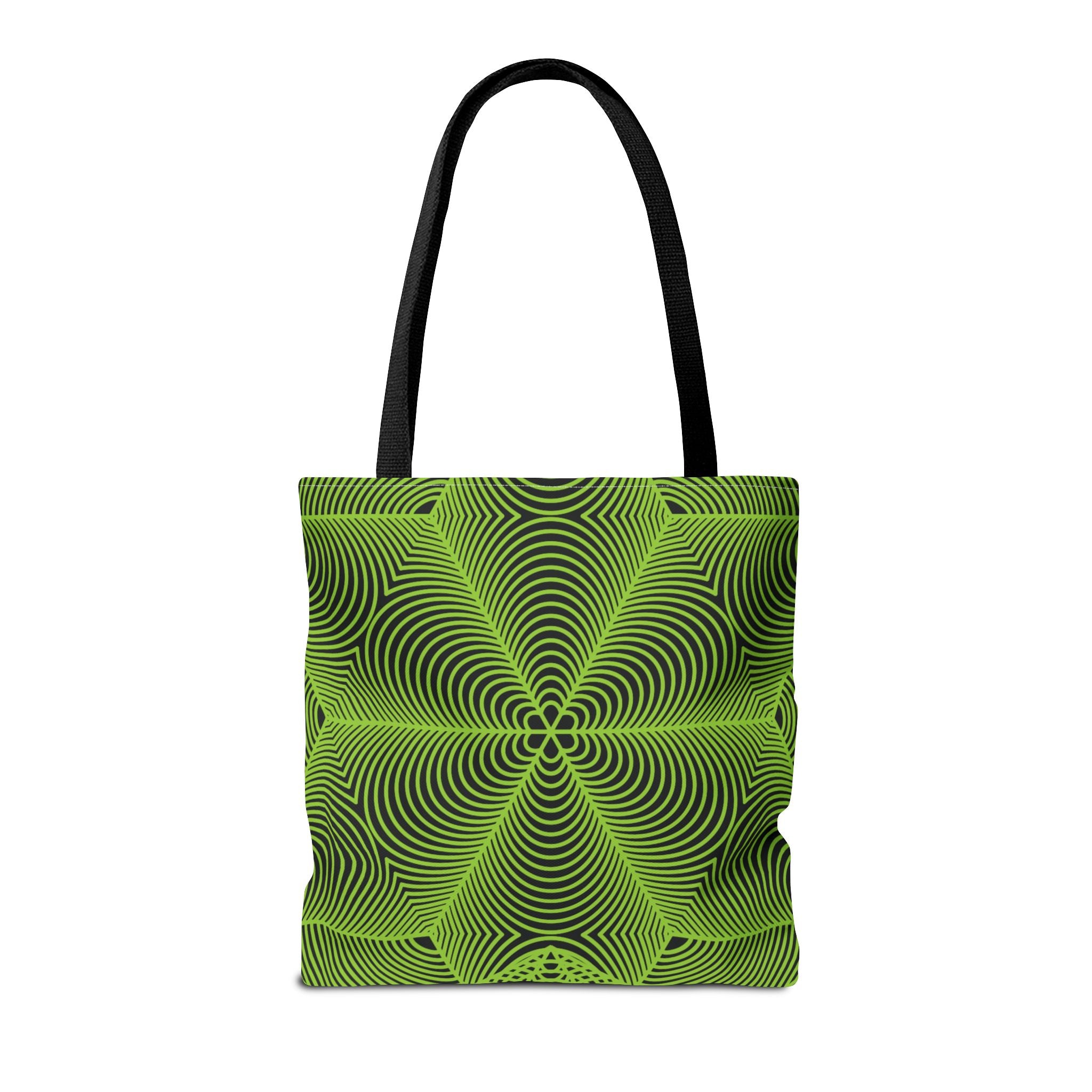 Asanoha Graphic Tote Bag /  Green