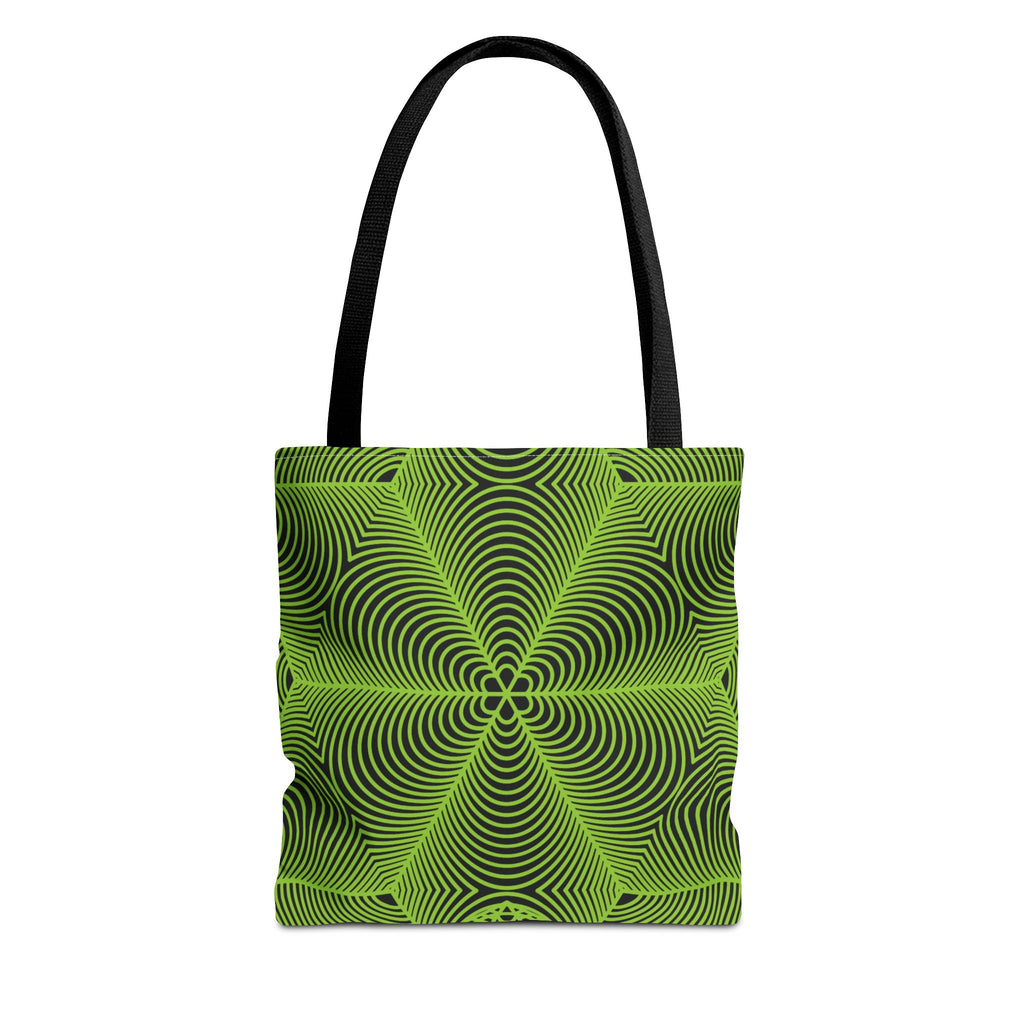 Asanoha Graphic Tote Bag /  Green