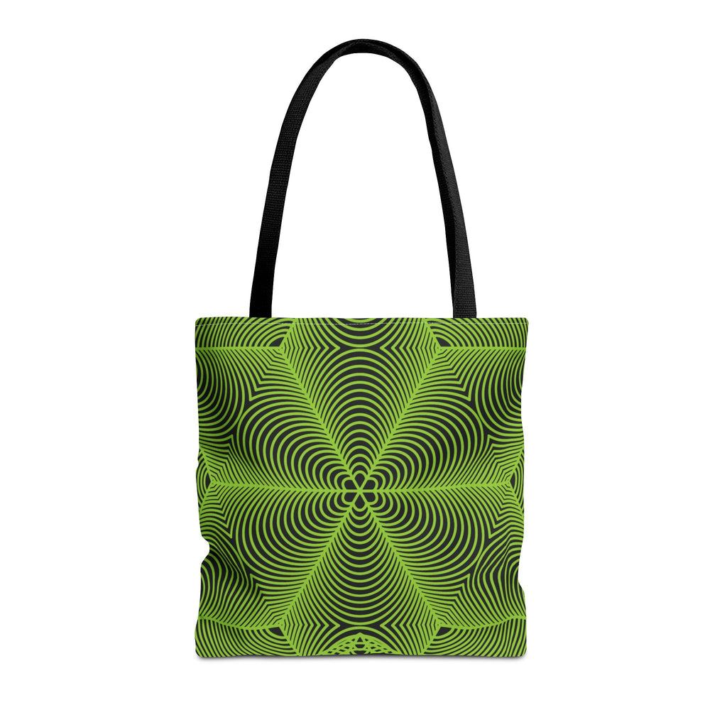 Asanoha Graphic Tote Bag /  Green