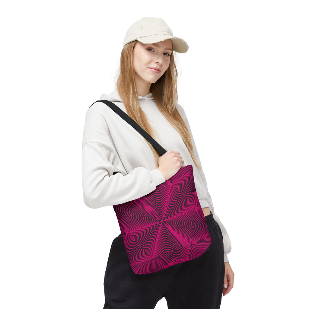 Asanoha Graphic Tote Bag / Pink