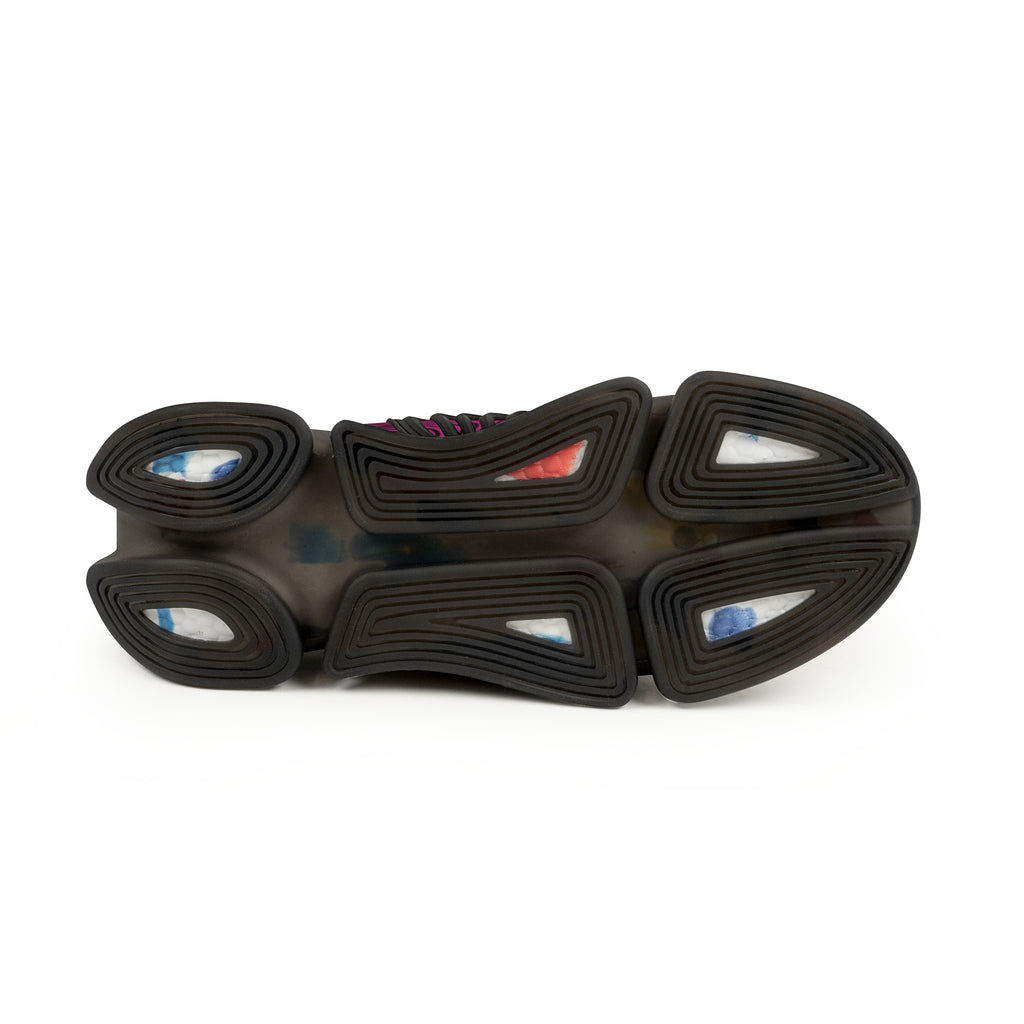 Asanoha Sacred Geometry Graphi Pink Mesh Sneakers