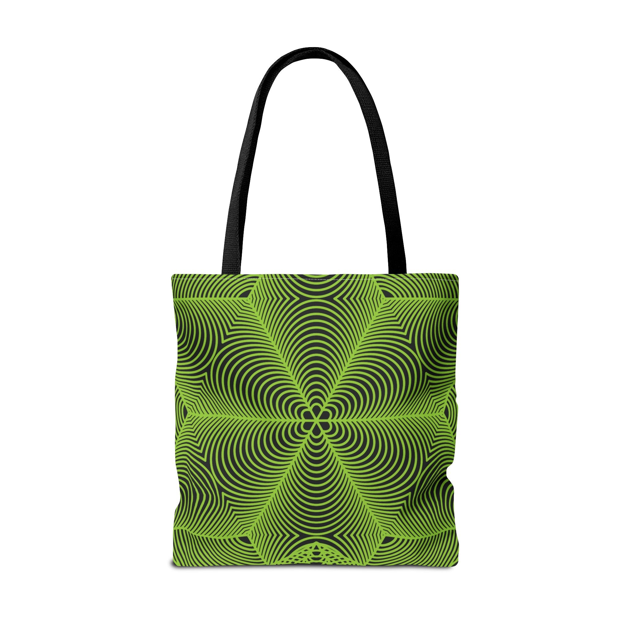 Asanoha Graphic Tote Bag /  Green
