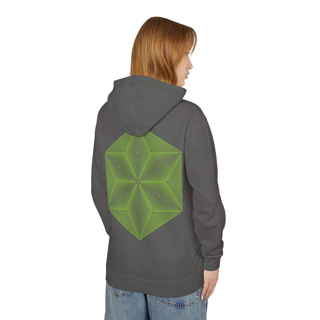 Asanoha Graphic Unisex Hooded Sweatshirt