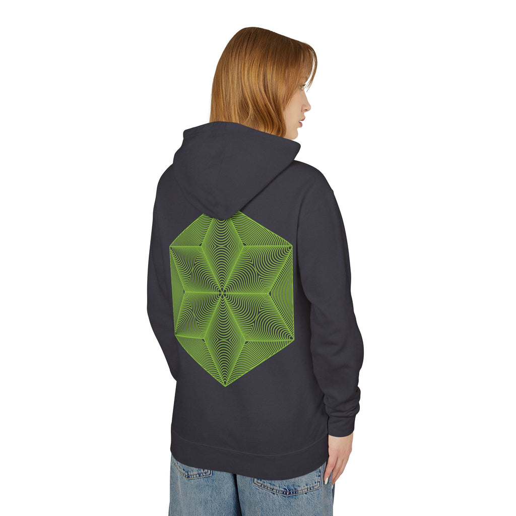Asanoha Graphic Unisex Hooded Sweatshirt