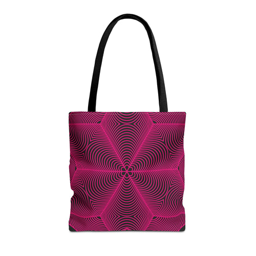 Asanoha Graphic Tote Bag / Pink