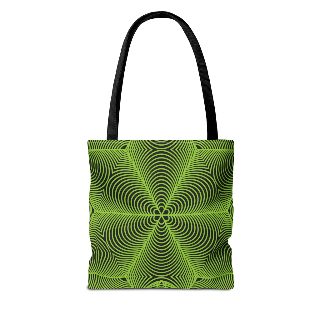 Asanoha Graphic Tote Bag /  Green