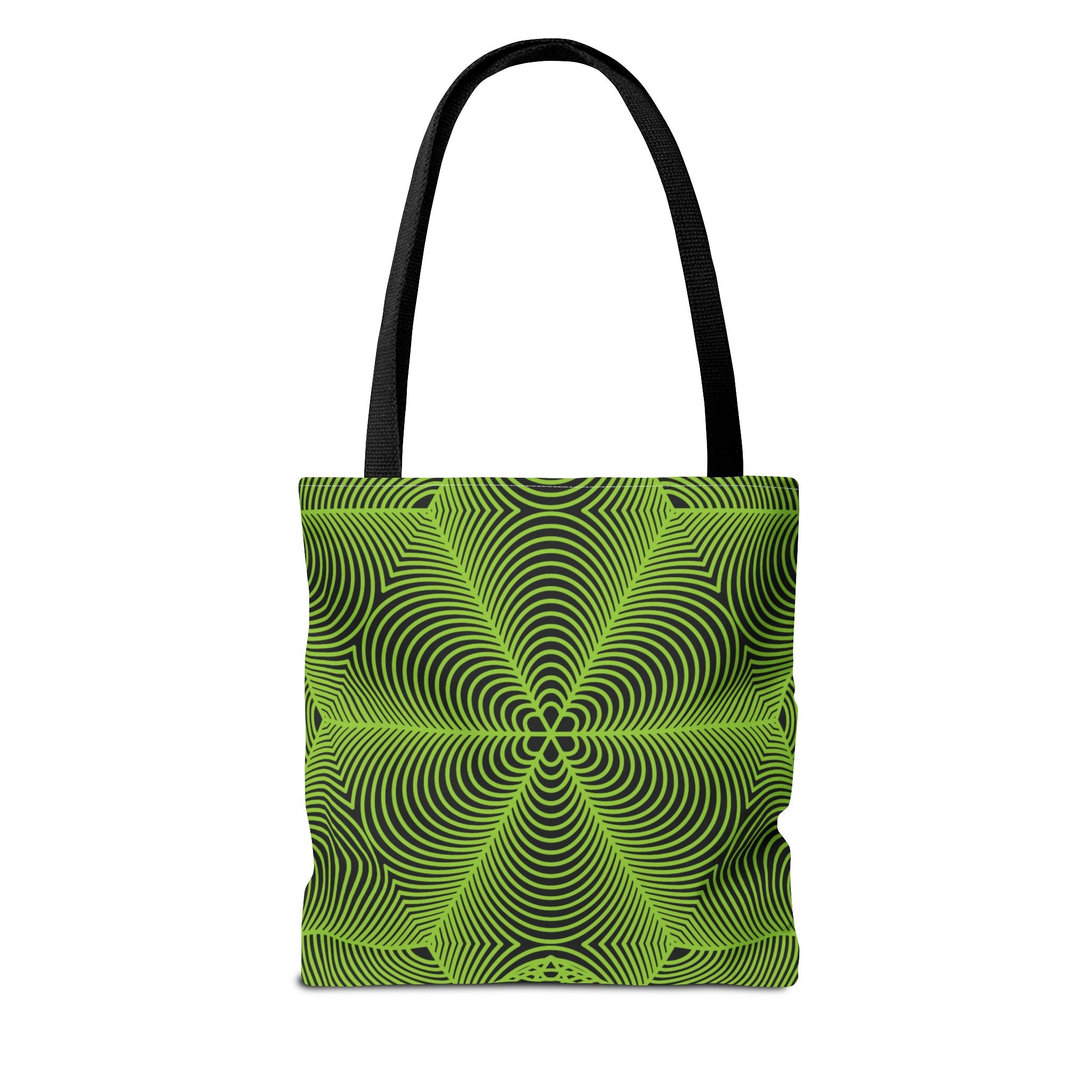 Asanoha Graphic Tote Bag /  Green